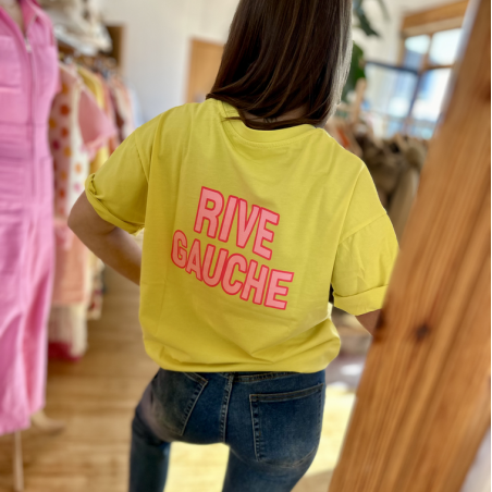 T-shirt RIVE GAUCHE jaune
