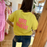 T-shirt RIVE GAUCHE jaune