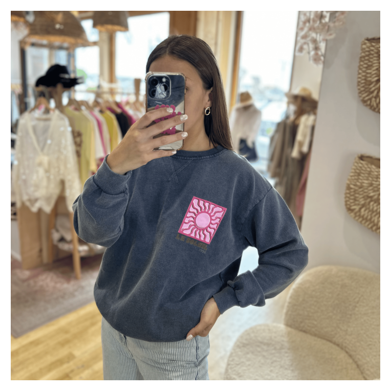 Sweat LE SOLEIL bleu