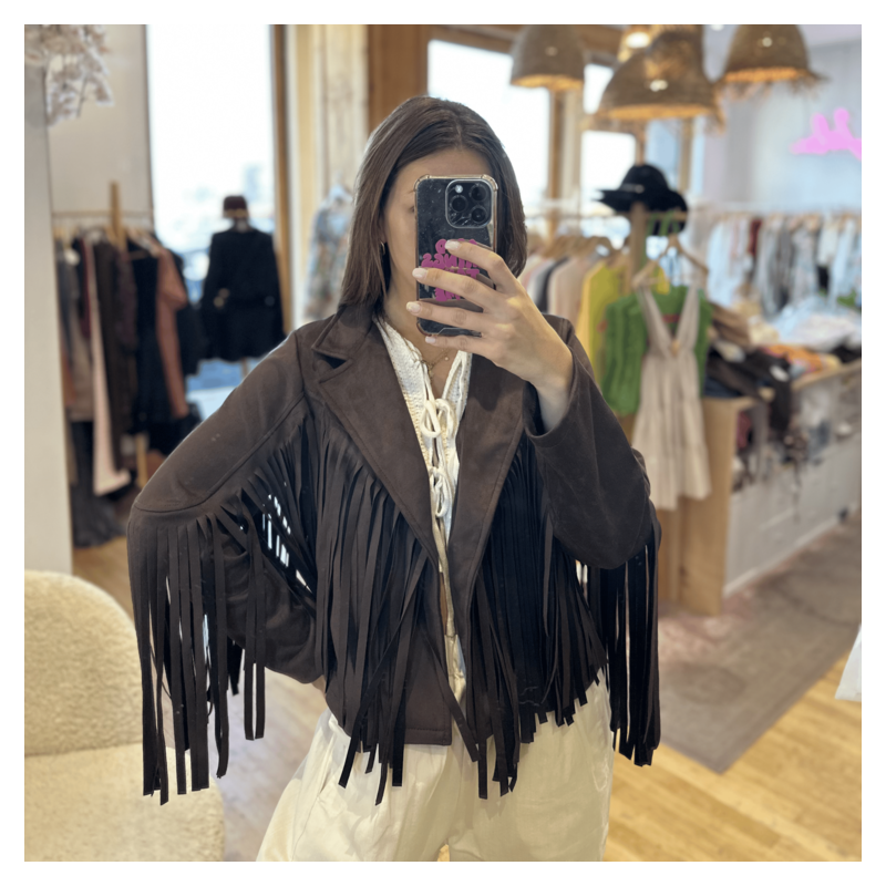 Veste FANNY chocolat