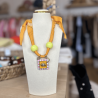 Collier bandana orange
