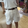 Short MIA blanc