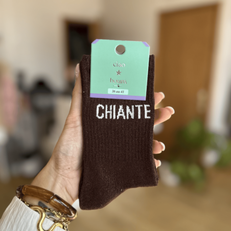 Chaussettes à message