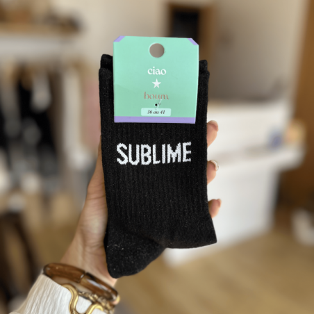 Chaussettes à message