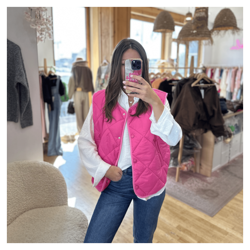 Doudoune SIMONE rose