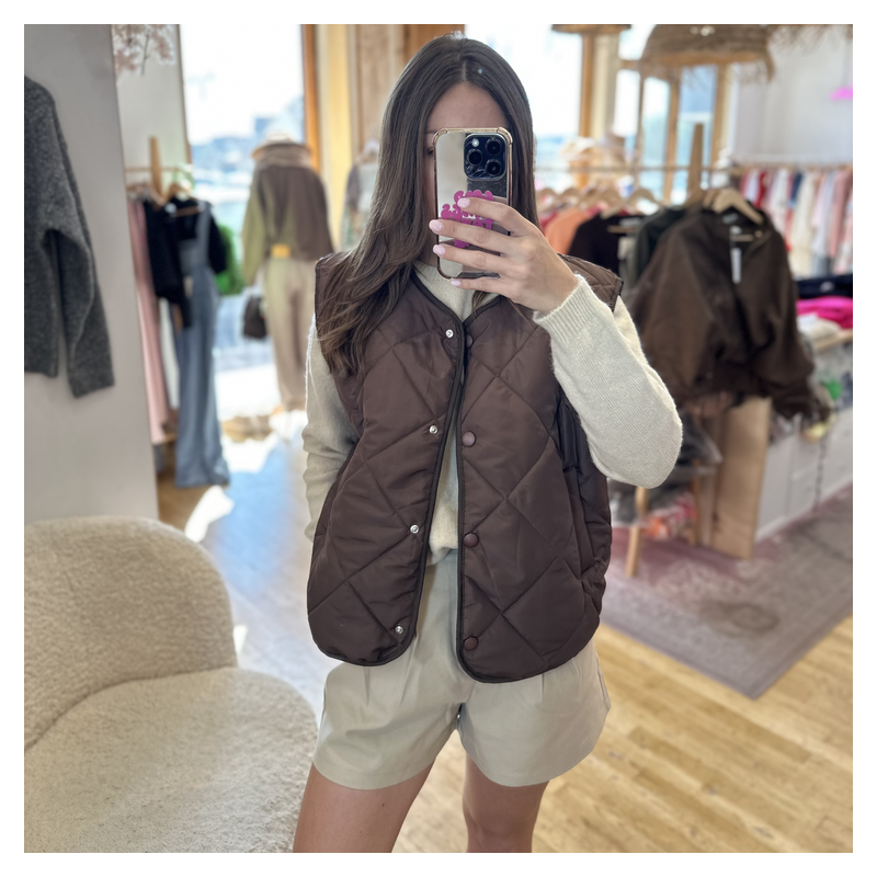 Doudoune SIMONE marron