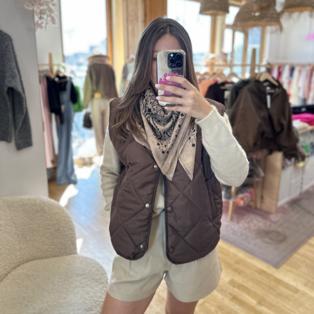 Doudoune SIMONE marron