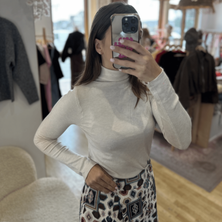 Pull CORA beige
