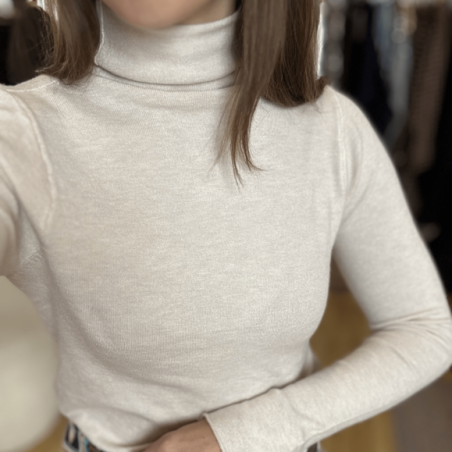 Pull CORA beige