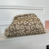 Pochette tissu léopard