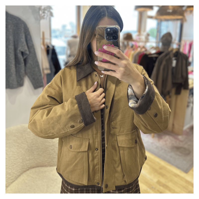 Manteau BAYA camel