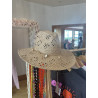 Chapeau paille bijoux