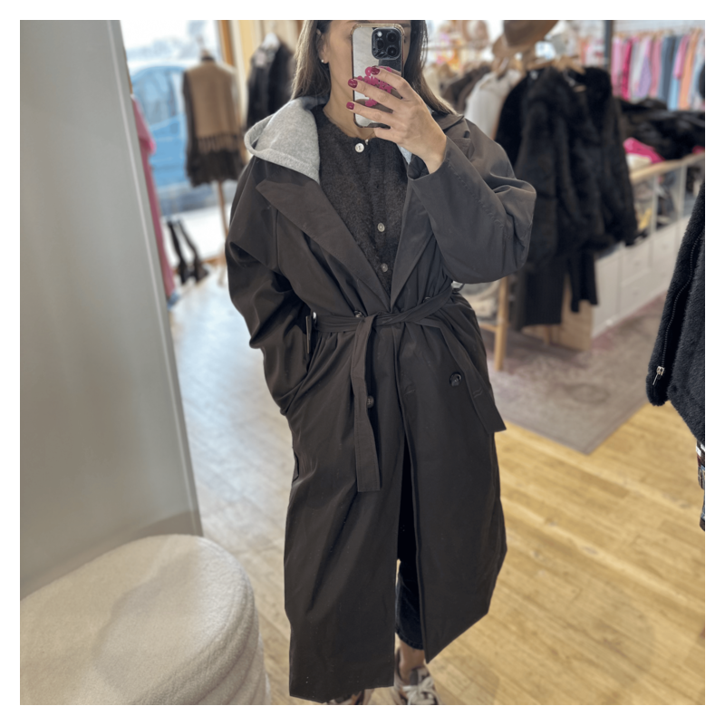 Trench LOUIE chocolat