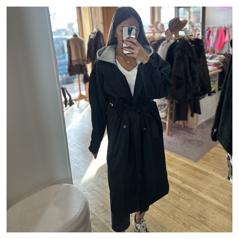 Trench LOUIE noir