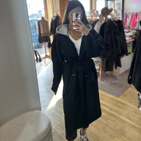Trench LOUIE noir
