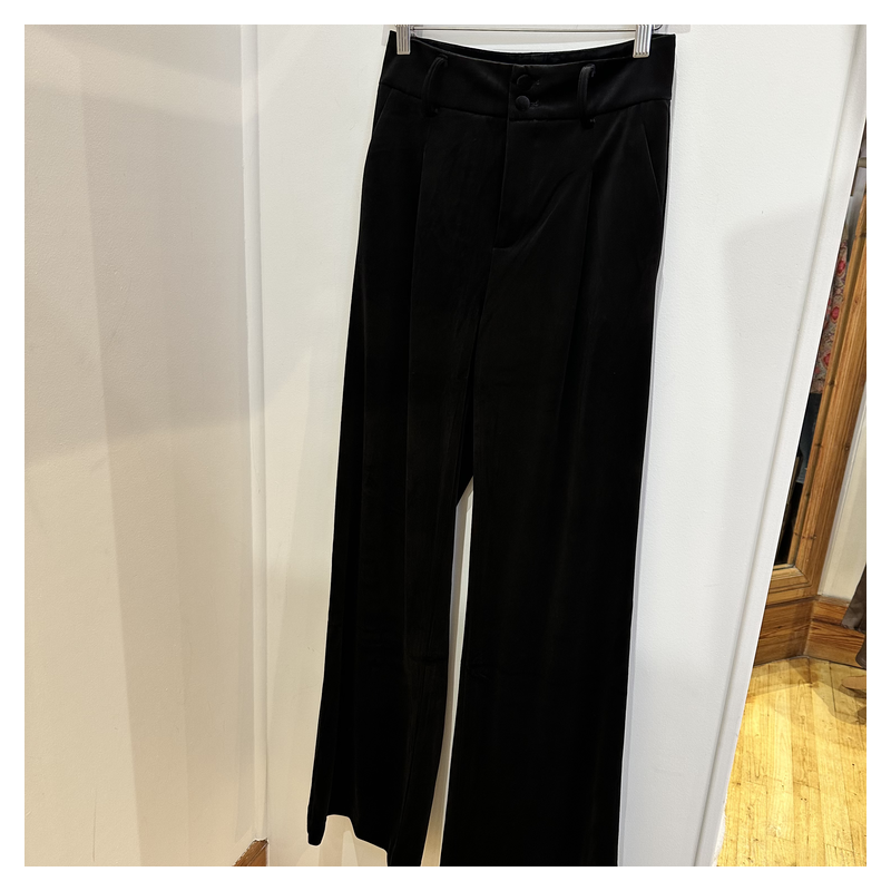 Pantalon velour noir