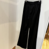 Pantalon velour noir