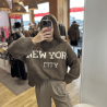 Pull NEW YORK marron