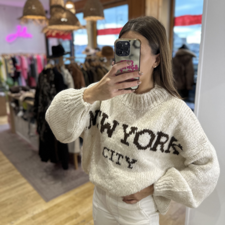 Pull NEW YORK beige