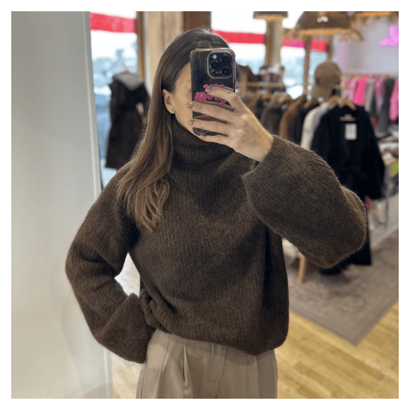 Pull COLETTE marron