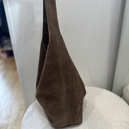 Sac poche taupe