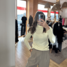 Pull CORA jaune pale