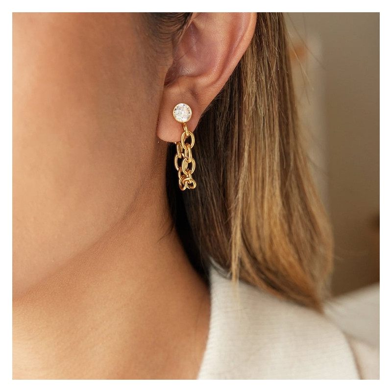 Boucle d'oreille chaine