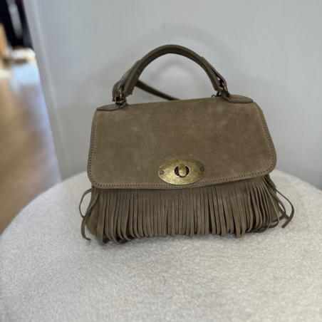 Sac cuir à franges