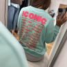 Sweat ICONIC bleu turquoise