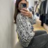 Pull BIANCA gris