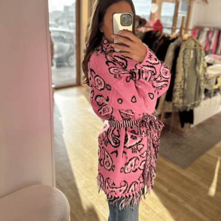 Gilet BASMA rose