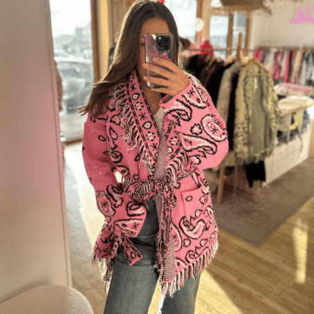 Gilet BASMA rose