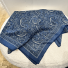 Foulard bandana bleu
