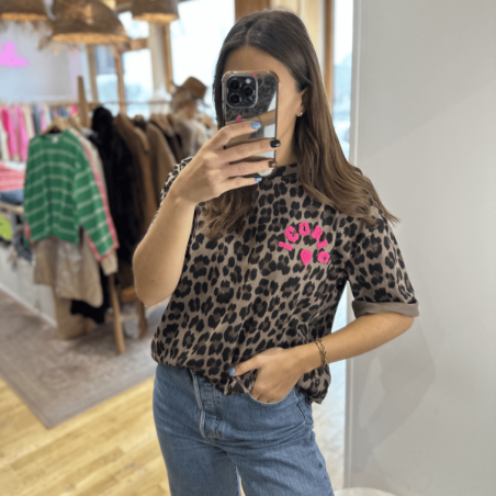 T-shirt ICONIC léopard