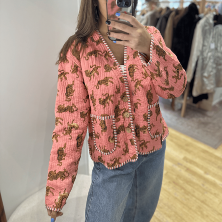 Veste TIGER rose