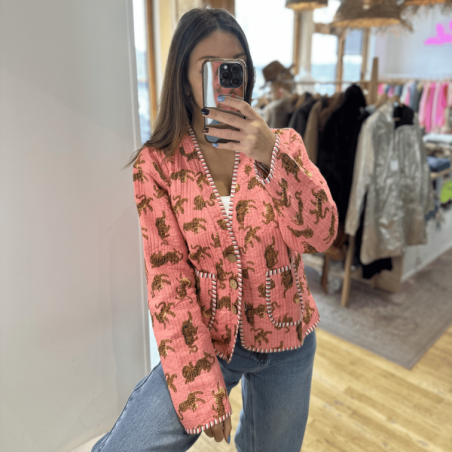 Veste TIGER rose