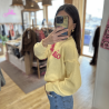 Pull AMORE MIO jaune