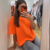 T-shirt VILMA bleu orange