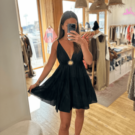 Robe SOLEIL courte noire