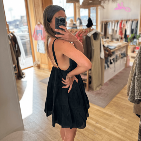 Robe SOLEIL courte noire