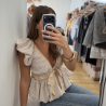 Top VICTOIRE beige