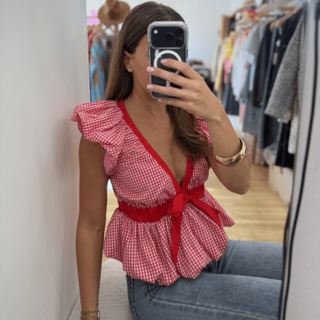 Top VICTOIRE rouge
