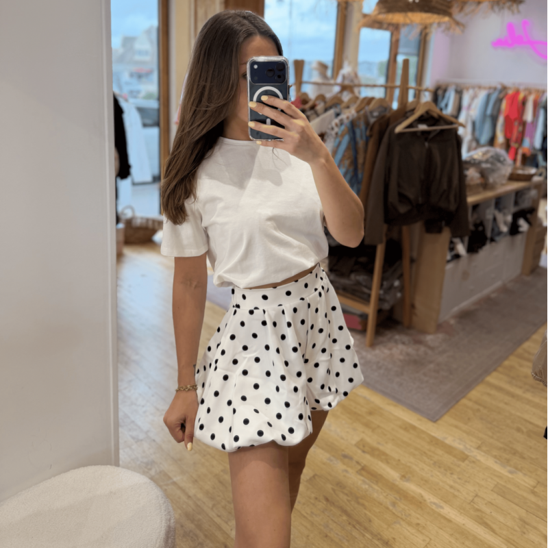 Short LISETTE blanc