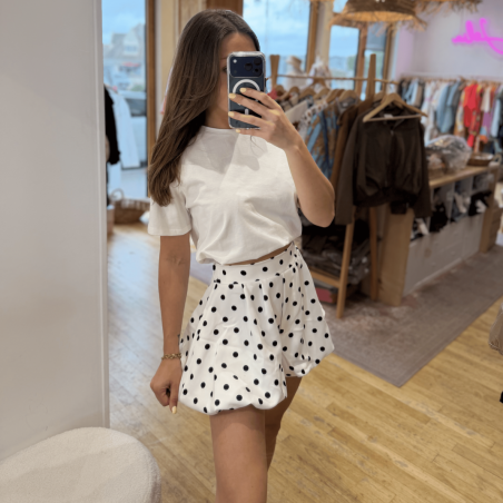 Short LISETTE blanc