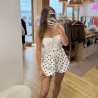 Short LISETTE blanc