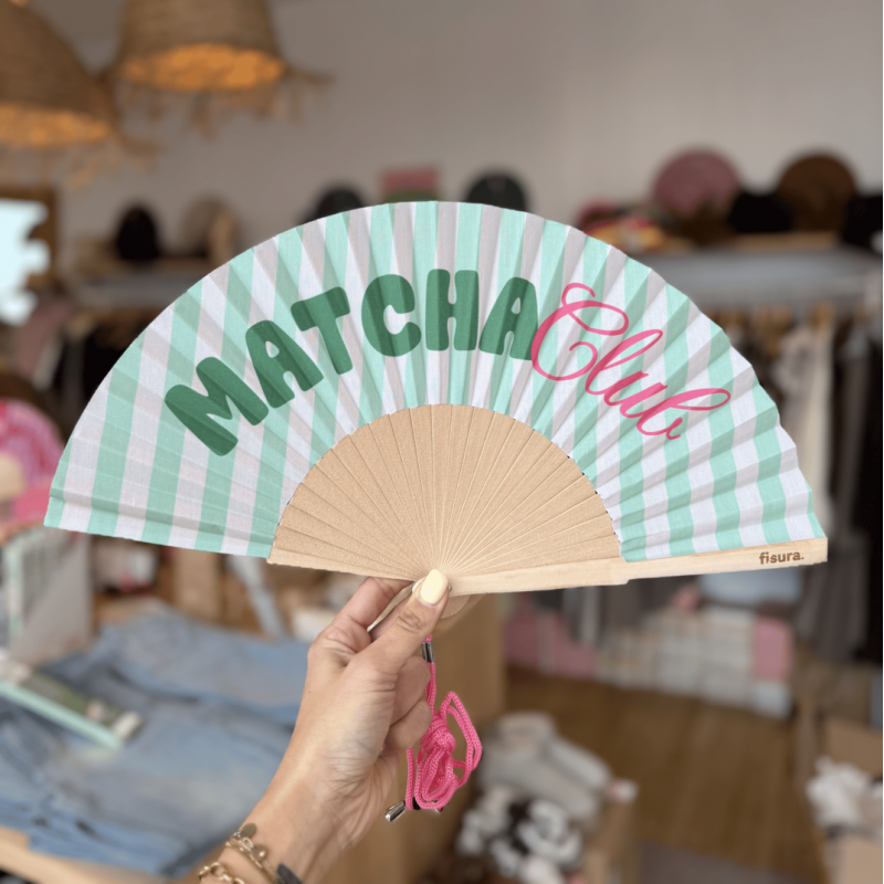 Eventail MATCHA CLUB