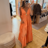 Robe SOLEIL longue orange