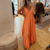 Robe SOLEIL longue orange