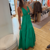 Robe SOLEIL longue verte