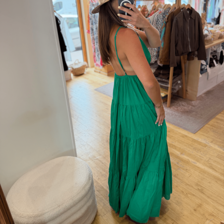 Robe SOLEIL longue verte